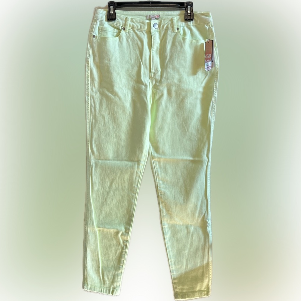 GB Mint green jeans Size 13 NWT